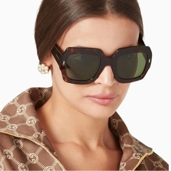 Gucci | Accessories | Gucci Green Square Ladies 